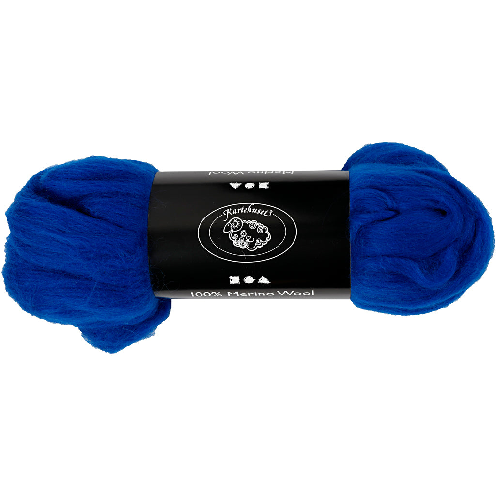 Creativ company merino wol, dikte 21 my, koningsblauw, 100 gr 1 doos