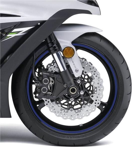 Print velg sticker rim sticker 7mmx6m. reflect. blue