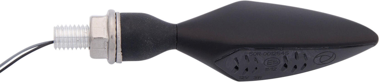 Kellermann led knipperlicht micro ruit donker kl richtingaanwijzer mic.rhomb. zwart vl uur