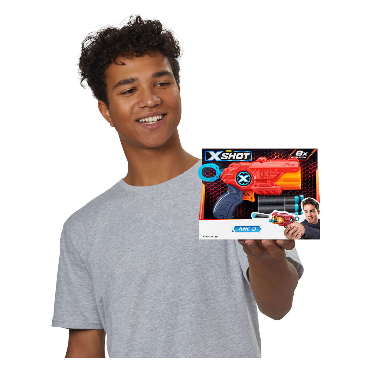 Zuru x-shot dart pistool met 8 pijlen