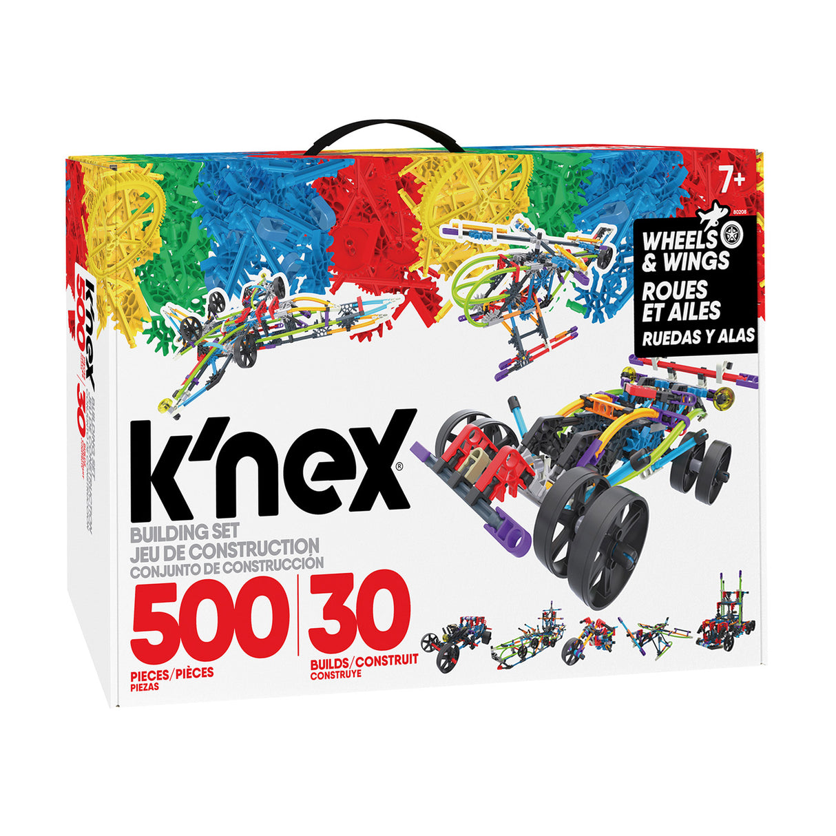 K'nex bouwset wheels 30 modellen, 500dlg.