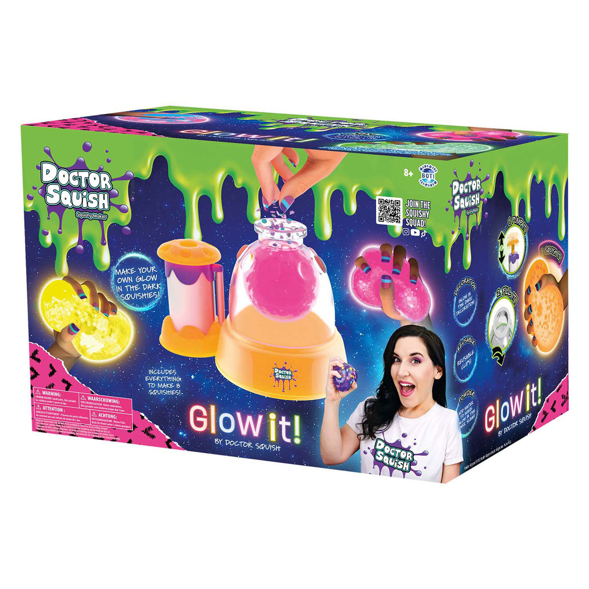 Boti doctor squish - squishy maker station neon editie
