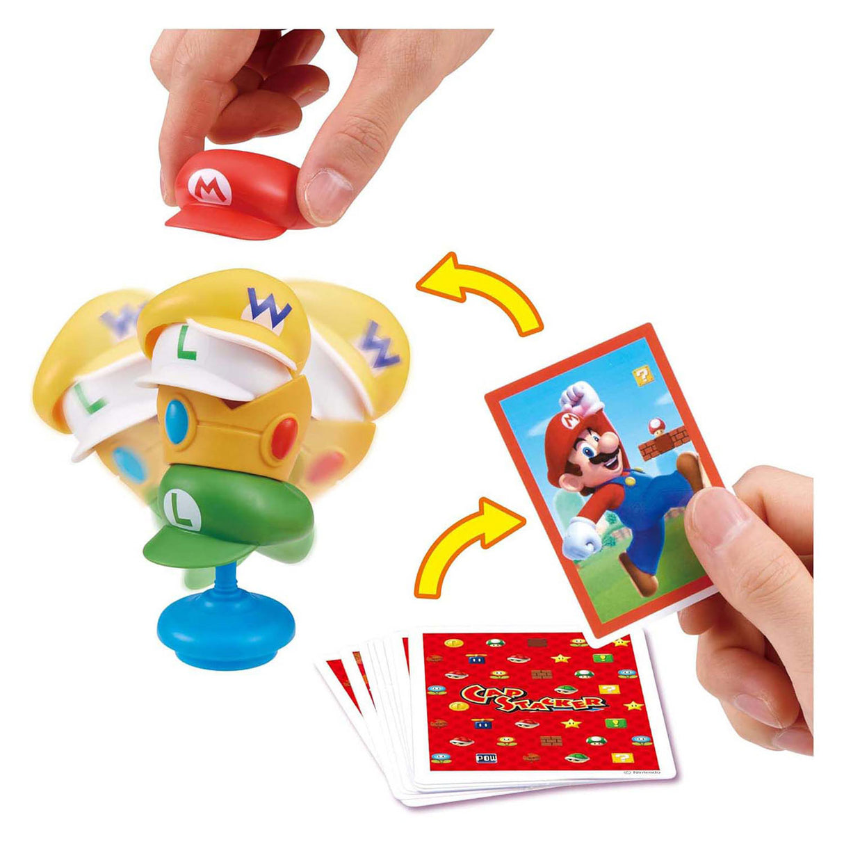 Epoch the super mario cap stacker balansspel