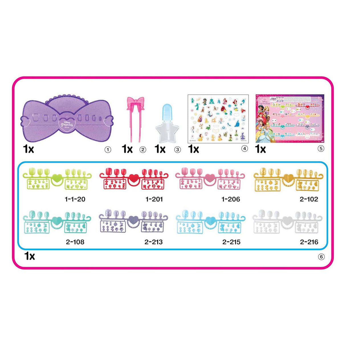 Aquabeads nagelstudio disney prinses