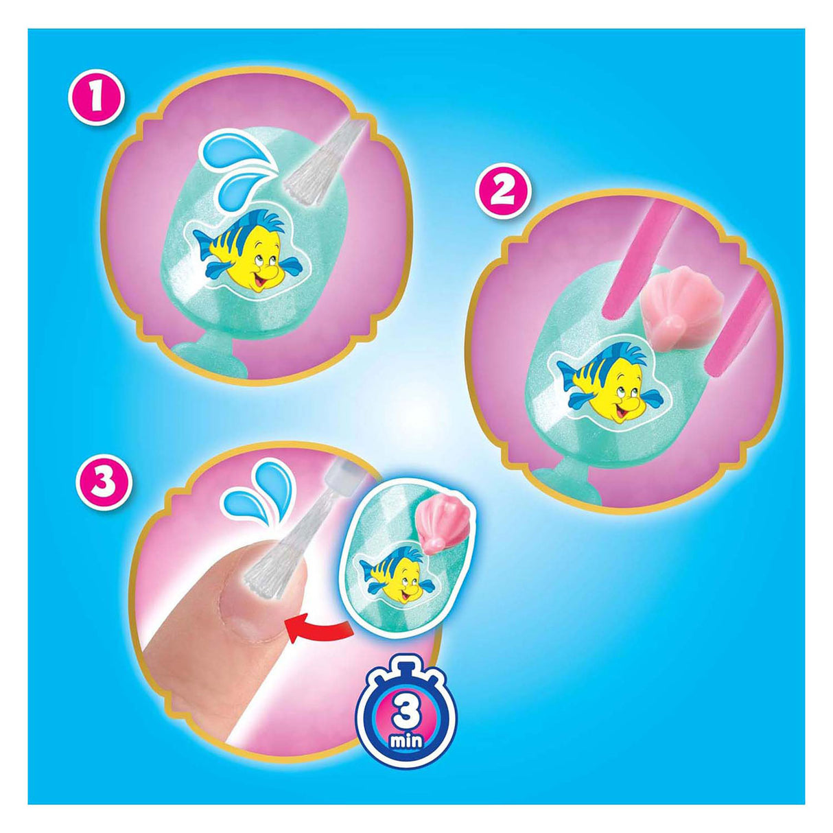 Aquabeads nagelstudio disney prinses
