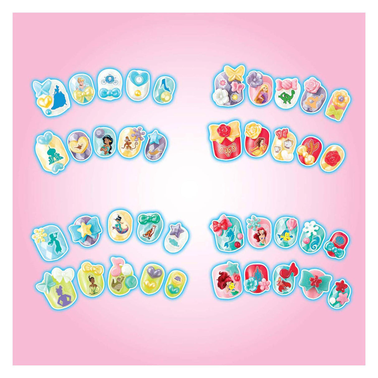 Aquabeads nagelstudio disney prinses