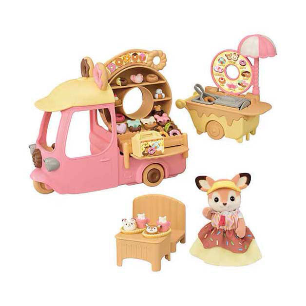 Sylvanian families 5808 dip dip donut wagen