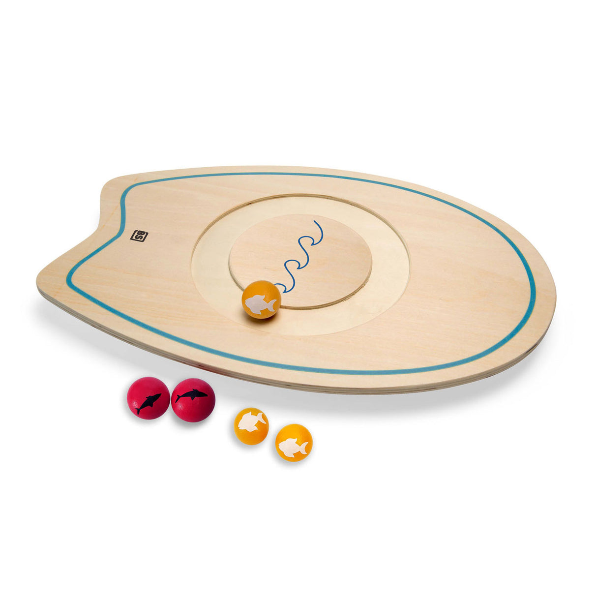 Bs toys balans surfboard hout - balansspel