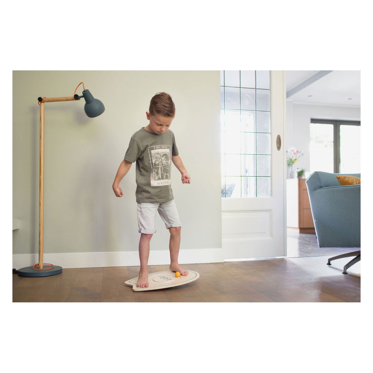 Bs toys balans surfboard hout - balansspel