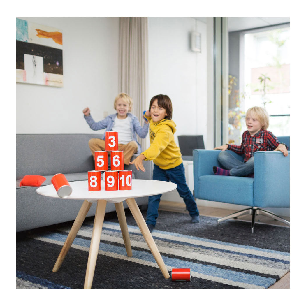 Bs toys blikwerpen rood, 13dlg.