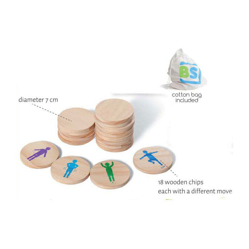 Bs toys moves beweegspel, 18dlg.