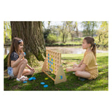 Bs toys mega houten vier bij elkaar spel, 43dlg