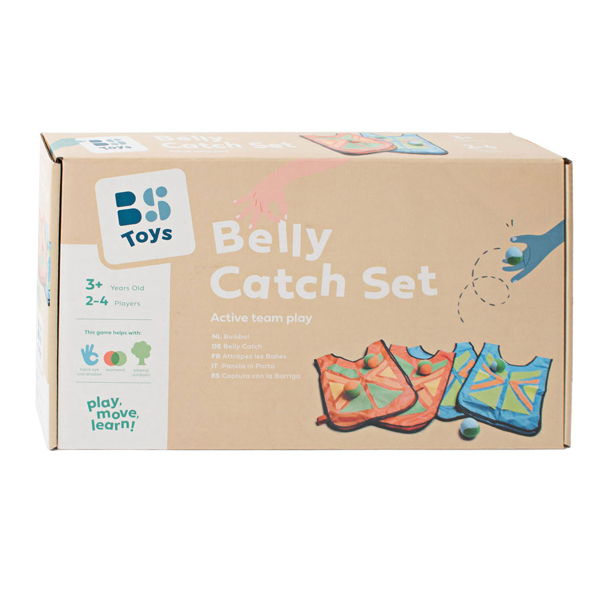 Bs toys buik vang- en werspel, 8dlg.