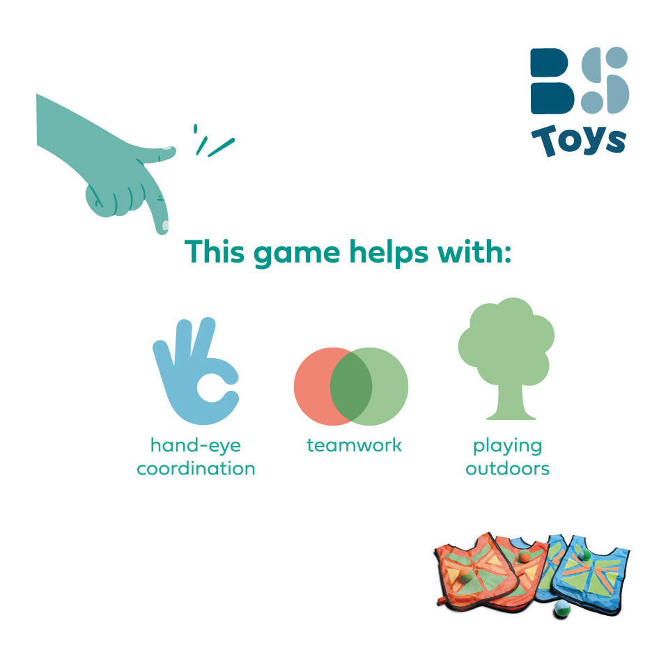 Bs toys buik vang- en werspel, 8dlg.