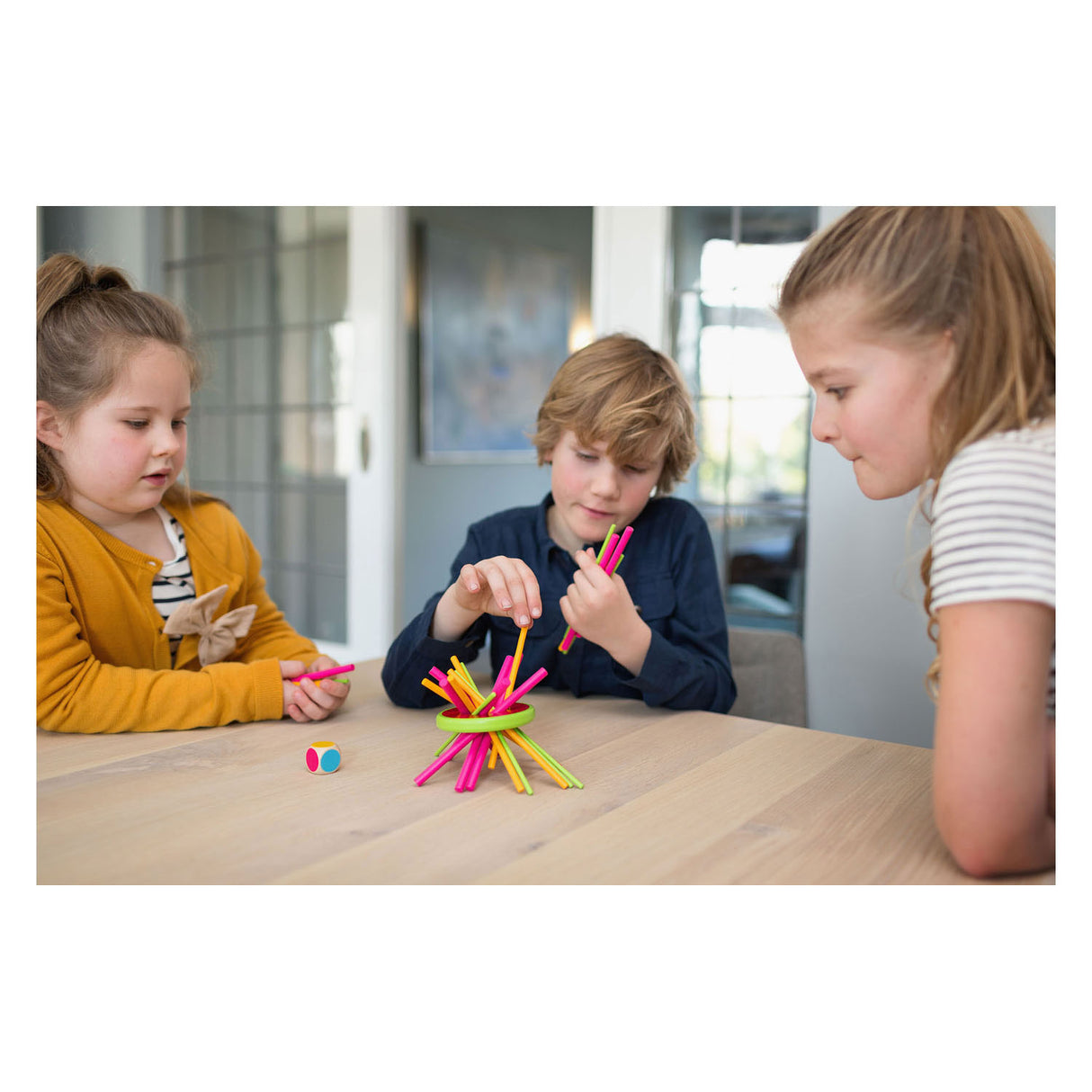 Bs toys mikado meloen houten spel, 31dlg.