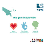 Bs toys houten bowlingspel bosvrienden, 7dlg.