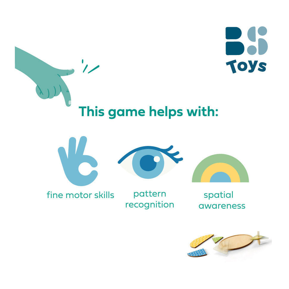 Bs toys draai en match spel