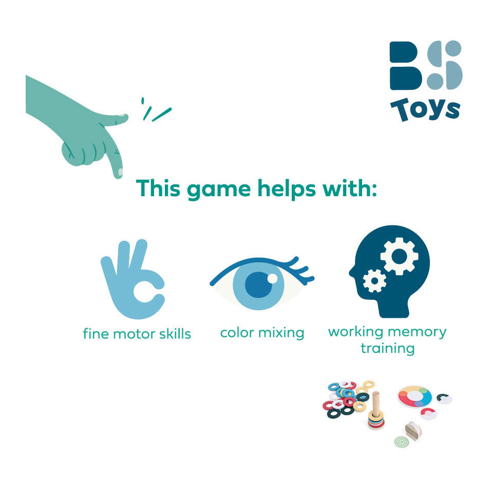 Bs toys kleurcombinatie race spel