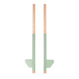 Bs toys houten stelten groen, 2dlg.