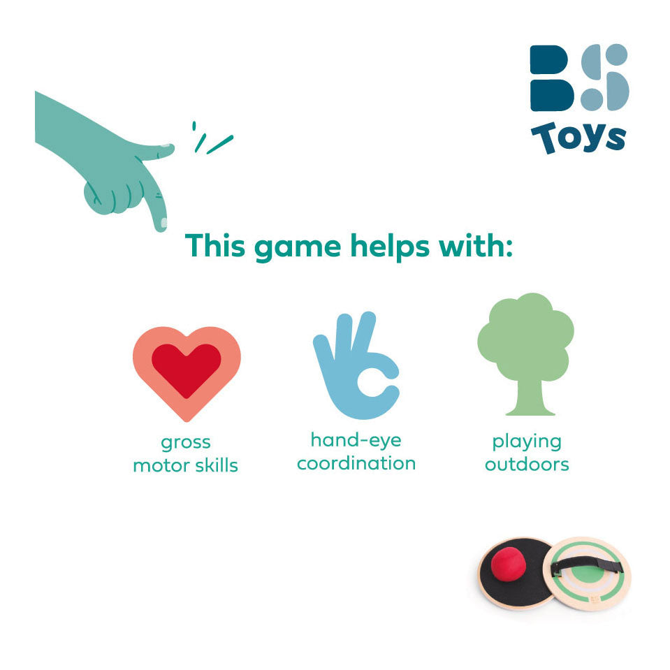 Bs toys houten vangwerpspel
