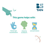 Bs toys pijl en boog set met doelwit, 4dlg.