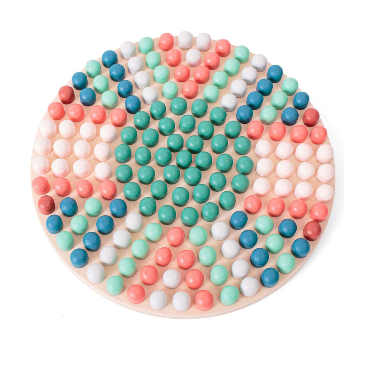 Bs toys spel mozaiek pin bord hout
