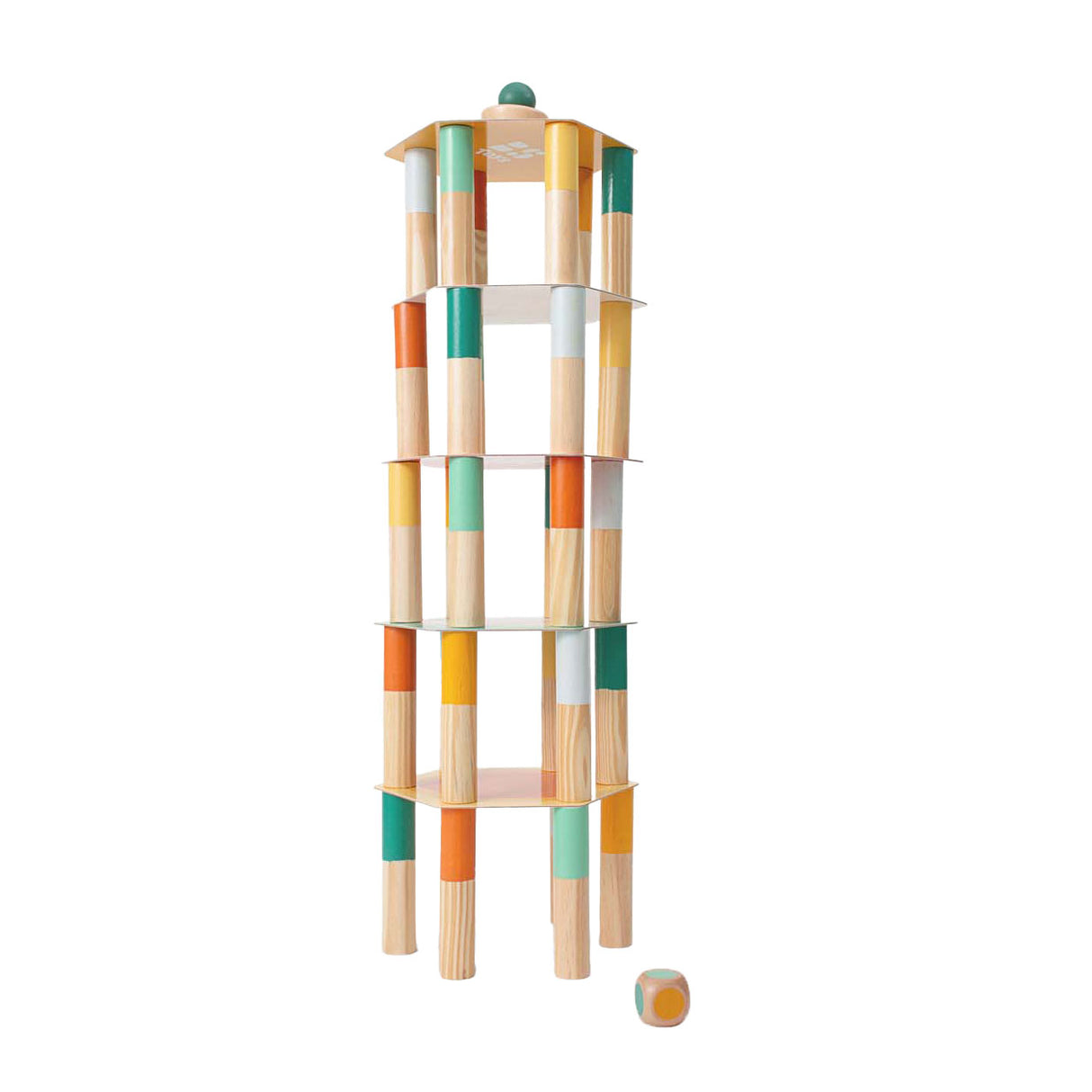 Bs toys mega houten balansspel, 38dlg.