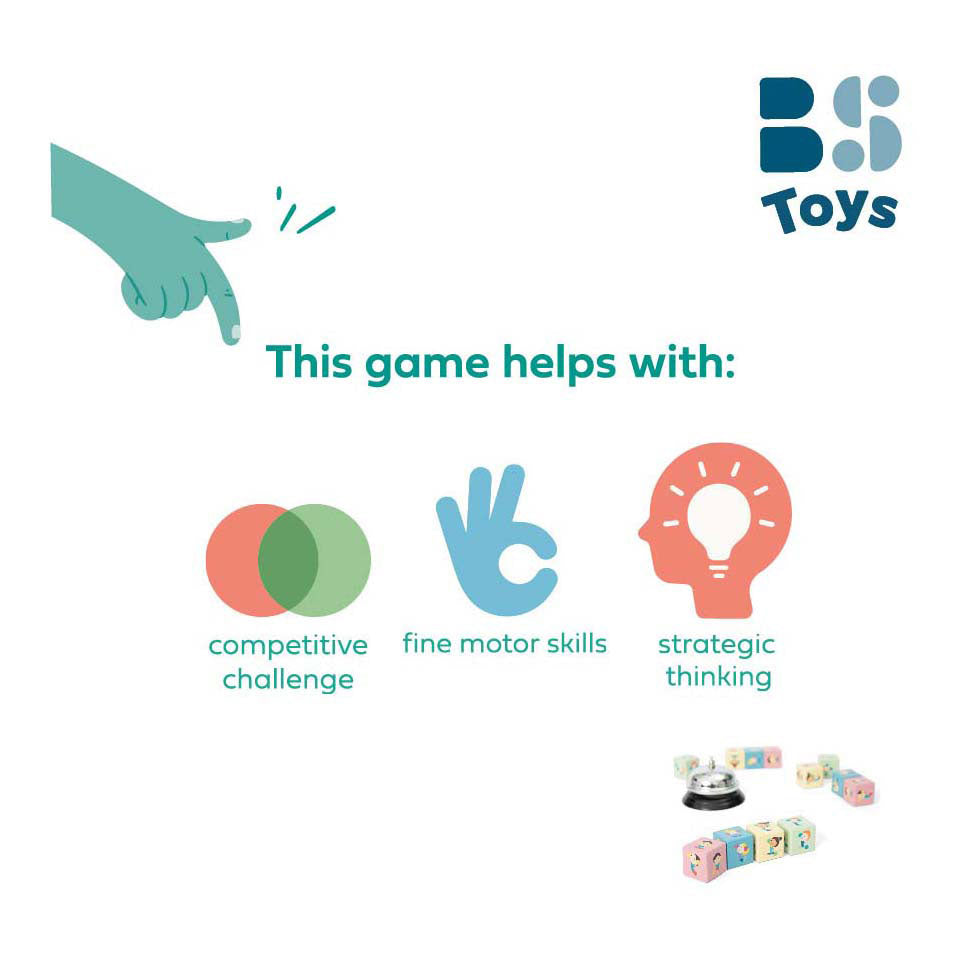 Bs toys spel speedy cubes hout