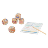 Bs speelgoed houten yatzy junior - 6dlg.