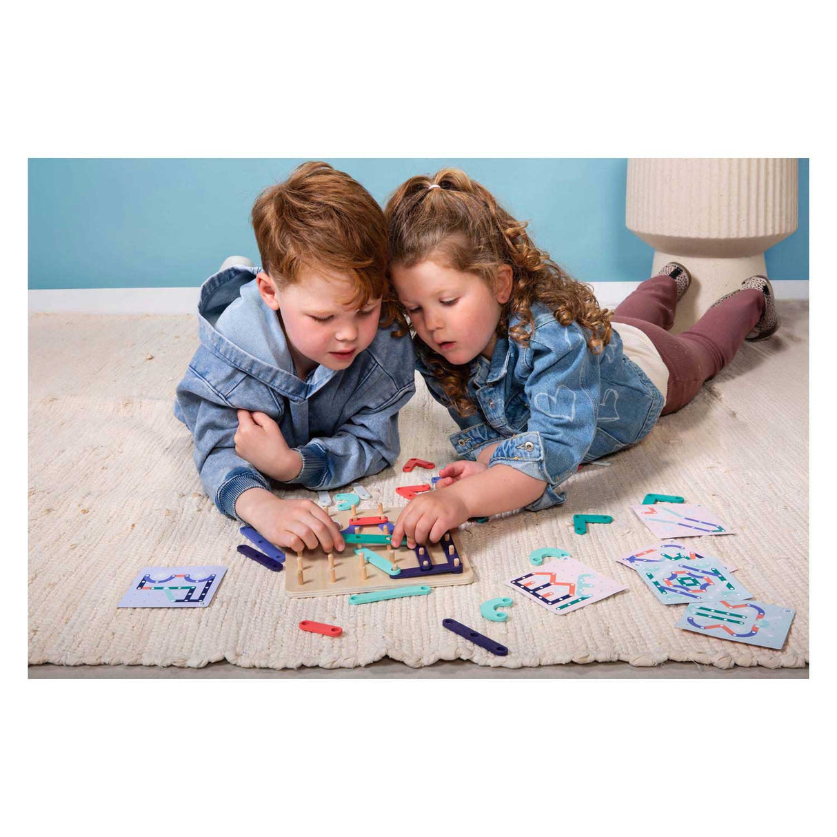 Bs toys houten geoplank - 40dlg.