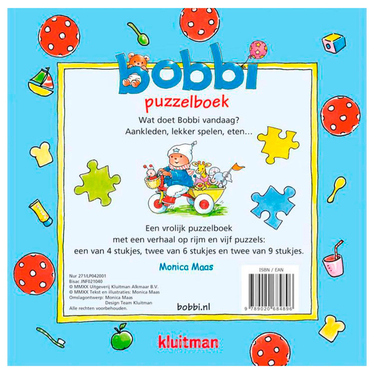 Uitgeverij kluitman bobbi puzzelboek