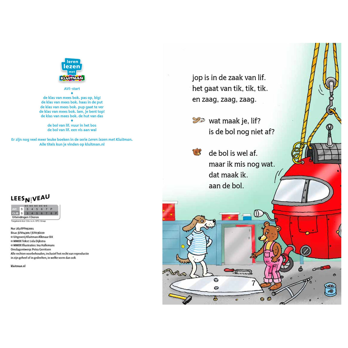 Uitgeverij kluitman de bol van lif, een vis aan wal - avi start