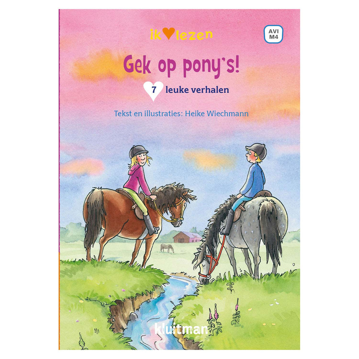 Uitgeverij kluitman gek op pony's! 7 leuke verhalen - avi-m4