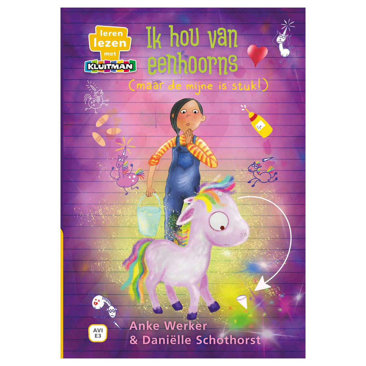 Uitgeverij kluitman ik hou van eenhoorns (maar de mijne is stuk!) avi e3