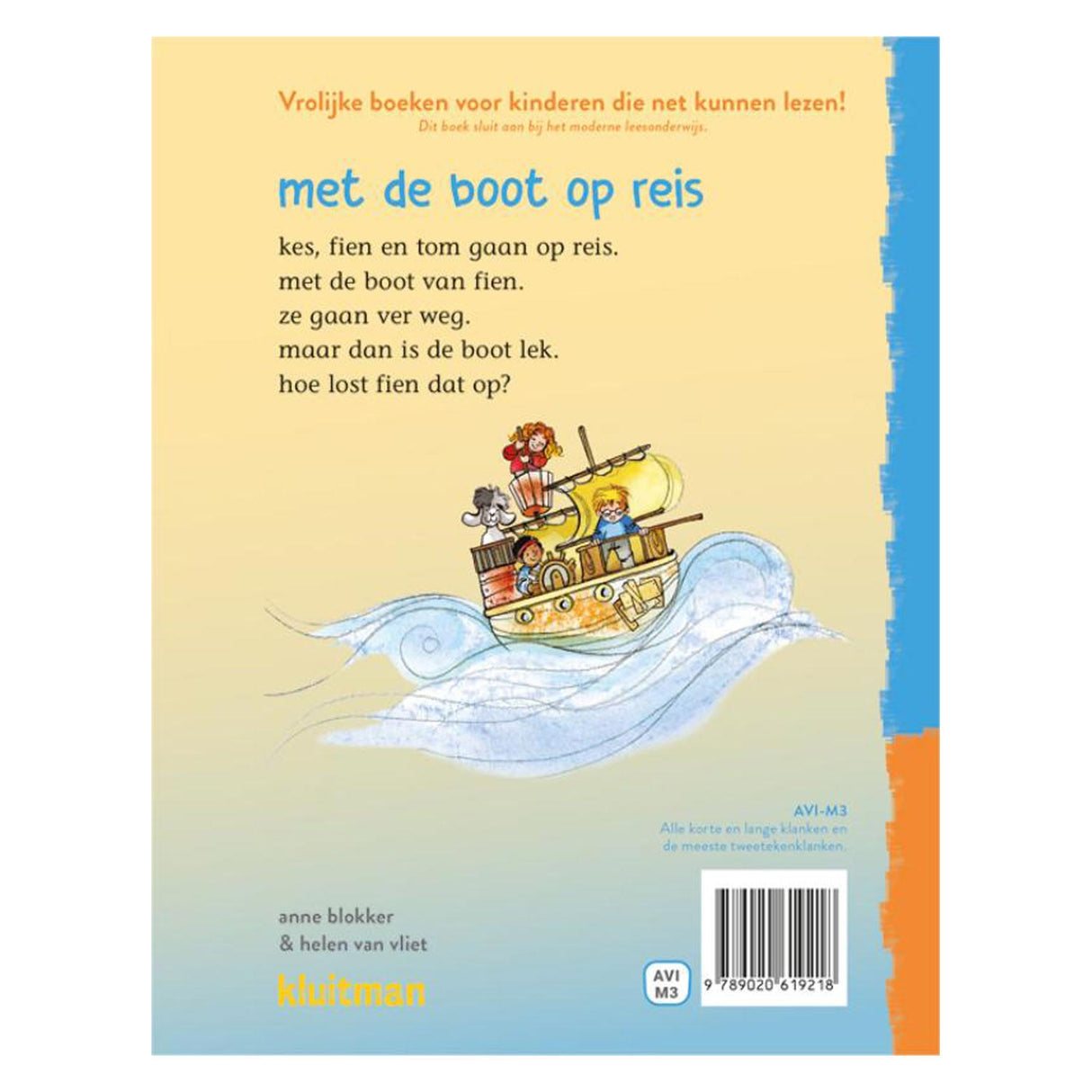 Uitgeverij kluitman lees lees lees - met de boot op reis (avi-m3)