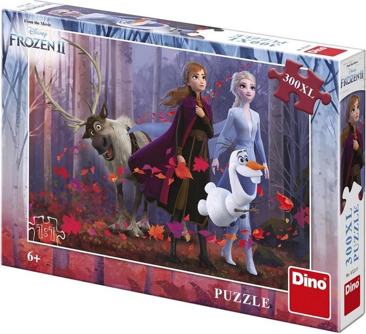 Dinotoys dino puzzel - disney frozen ii - 300 xl stukjes