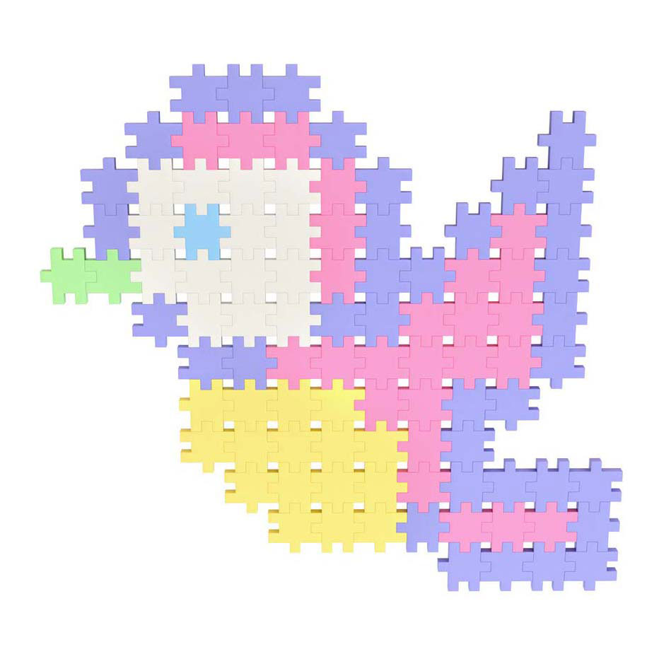 Meli minis pastel bouwblokken, 400dlg.