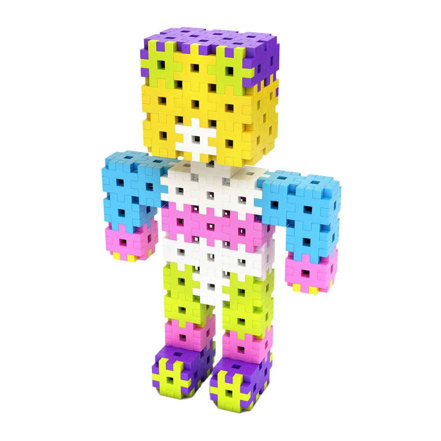 Meli basic roze bouwblokken, 150dlg.
