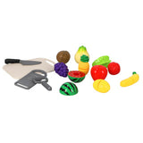 Snij fruit met snijbord