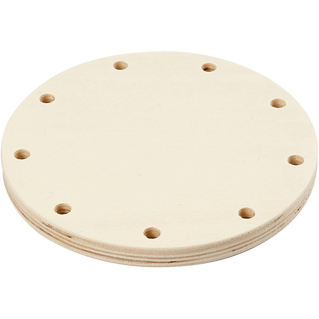 Creativ company mal voor het manden weven, d 12 cm, dikte 10 mm, 1 stuk