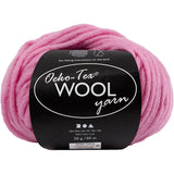 Creativ company wolgaren, l: 50 m, lichtroze, 50 gr 1 bol