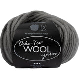 Creativ company wolgaren, l: 50 m, grijs, 50 gr 1 bol