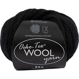 Creativ company wolgaren, l: 50 m, zwart, 50 gr 1 bol