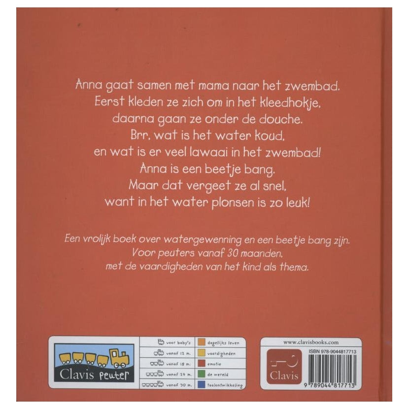 Centraal boekhuis anna in het zwembad