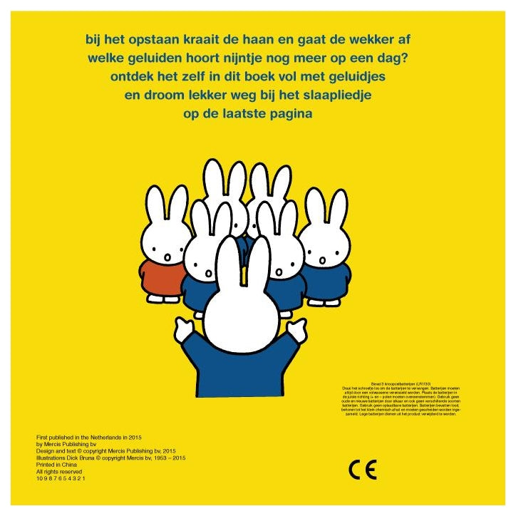 Centraal boekhuis nijntjes geluidenboek - wat hoor je nijntje?