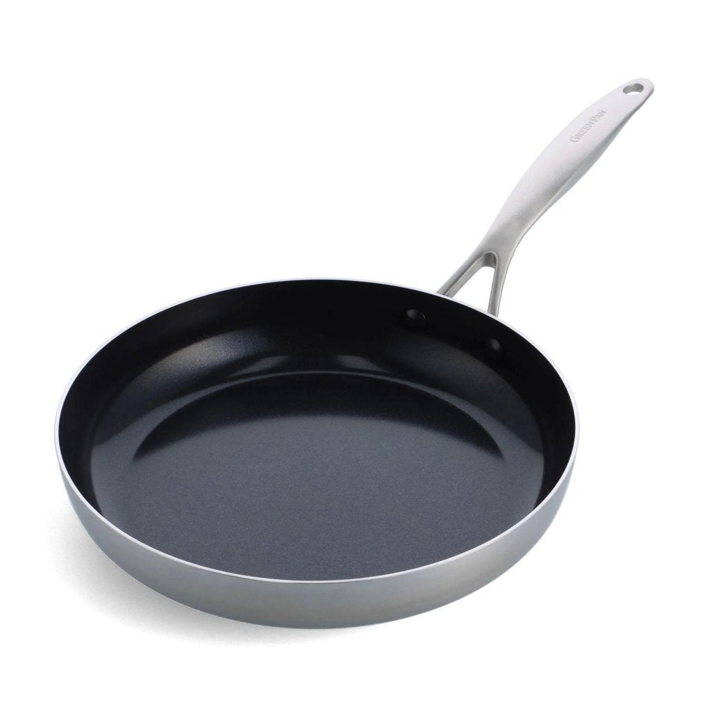 Greenpan geneva koekenpan 28 cm rvs zwart