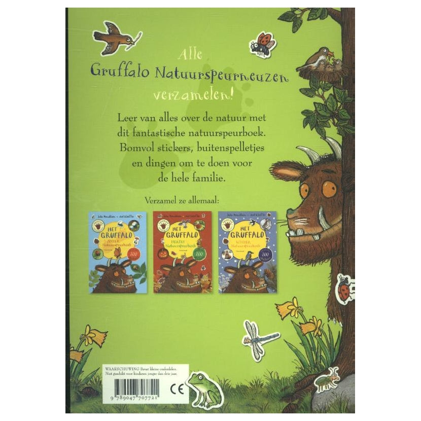 Centraal boekhuis het gruffalo lente natuurspeurboek