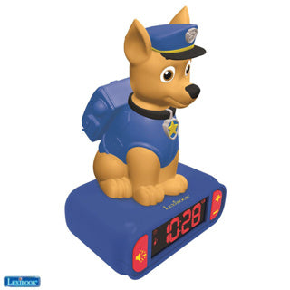 Wekker radio paw patrol 3d met licht en geluidseff