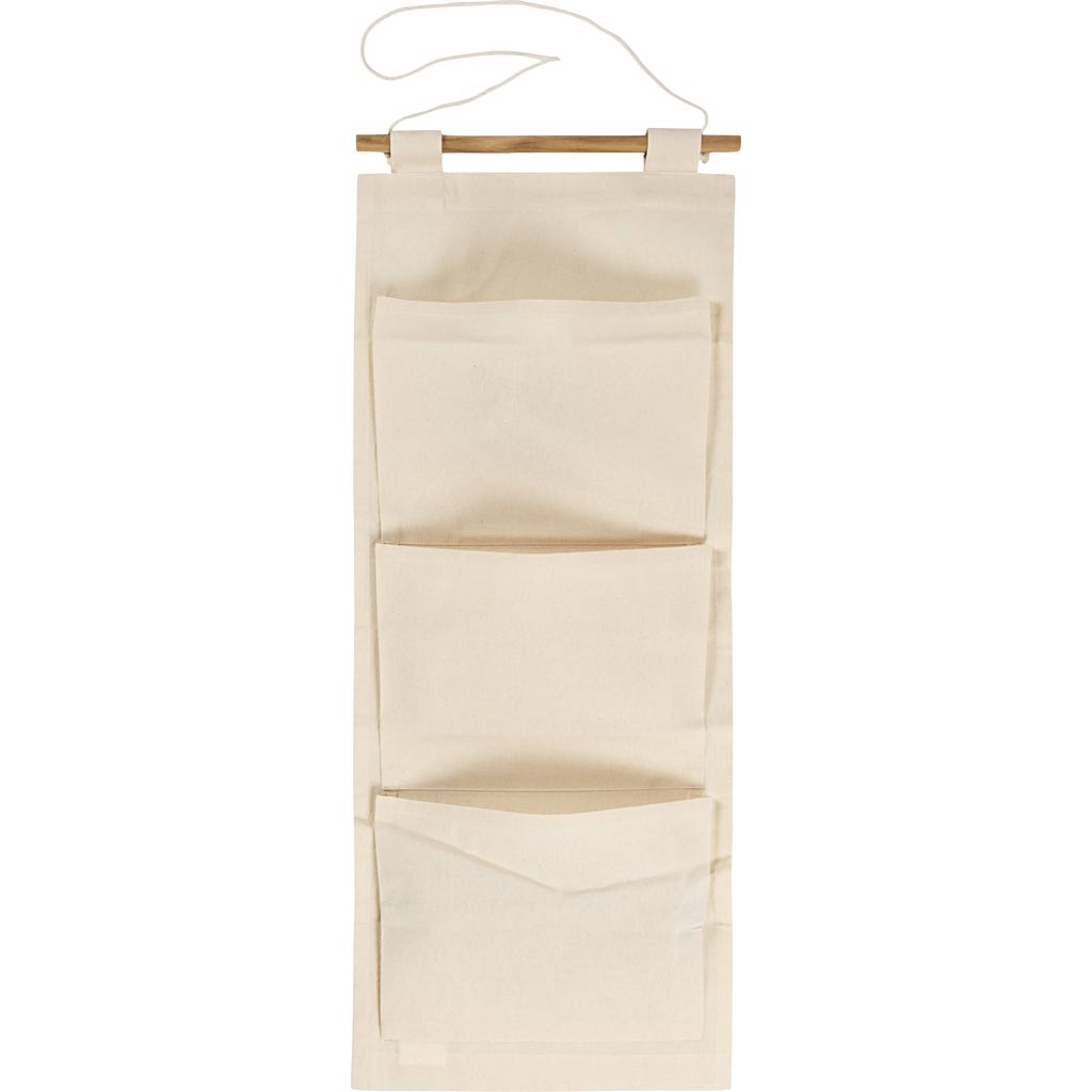 Creativ company hangende organizer, h: 75 cm, b: 30 cm, 145 gr, licht naturel, 1 stuk