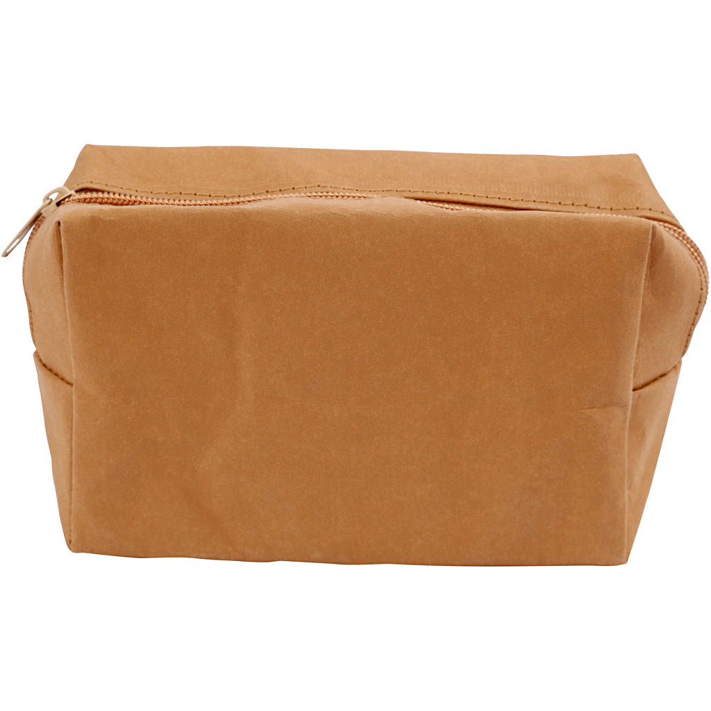 Creativ company portemonnee, afm 16,5x6,5x10 cm, lichtbruin, 1 stuk